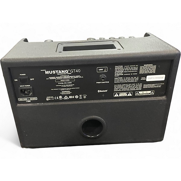 Used Fender Mustang GT40 Guitar Combo Amp