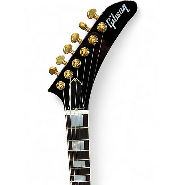 Used Gibson Explorer Custom Ebony Solid Body Electric Guitar