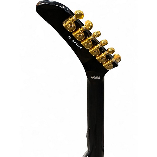 Used Gibson Explorer Custom Ebony Solid Body Electric Guitar