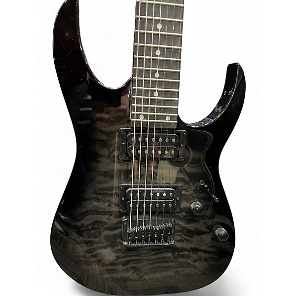 Used Ibanez Gio Ax Trans Black Solid Body Electric Guitar