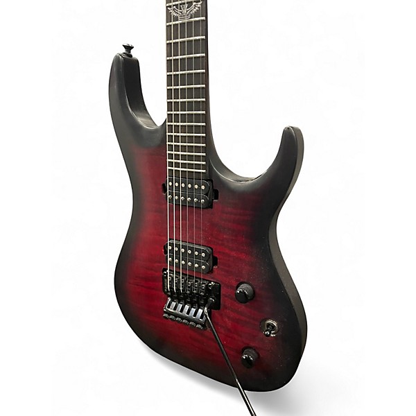 Used Washburn Parallaxe Satin Red Solid Body Electric Guitar