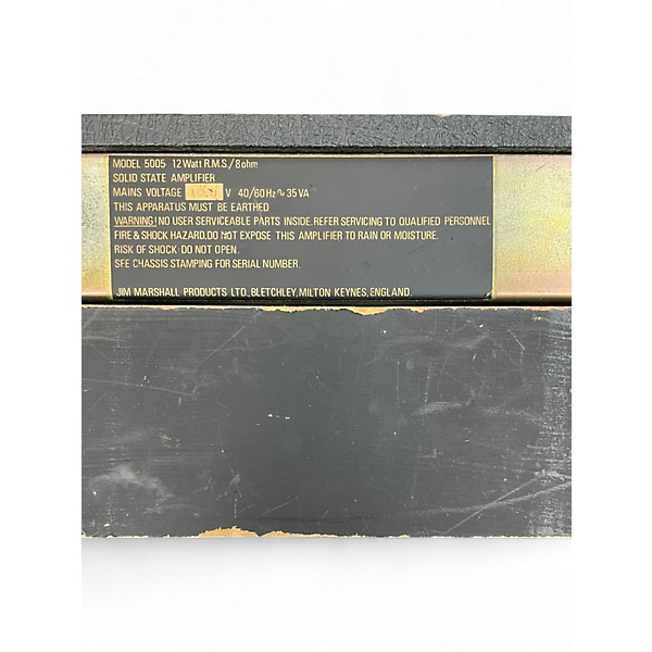 Used 1980s Marshall Lead 12 Tube Guitar Combo Amp