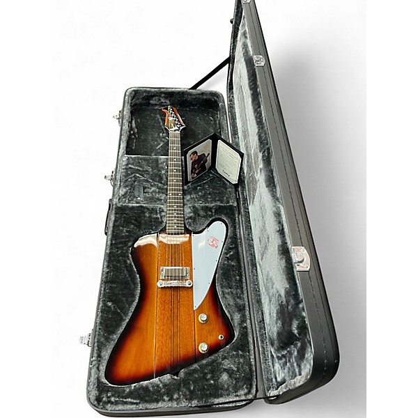 Used 2016 Epiphone Ltd Ed Joe Bonamassa "Treasure" Firebird-1 Vintage Sunburst Solid Body Electric Guitar