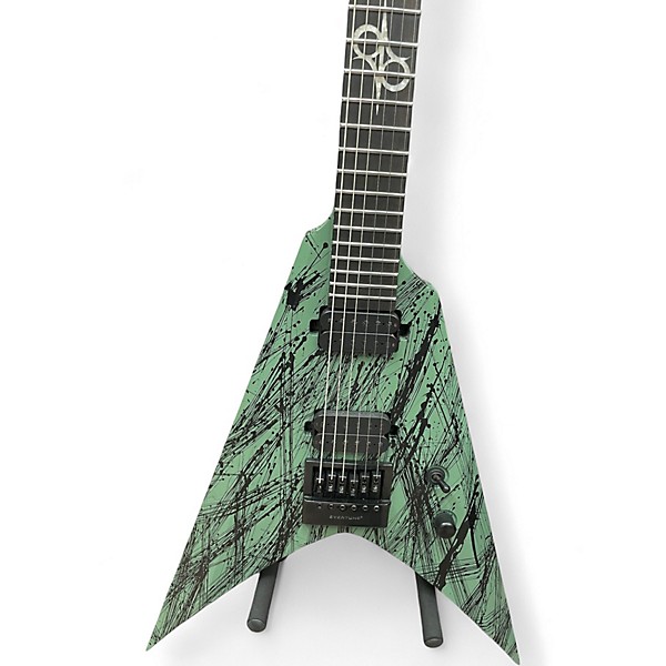 Used Solar Guitars V1.6 Canibalismo Green Solid Body Electric Guitar