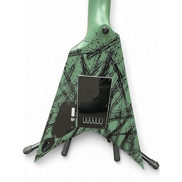 Used Solar Guitars V1.6 Canibalismo Green Solid Body Electric Guitar