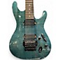 Used Ibanez S7420  Jewel Blue Solid Body Electric Guitar