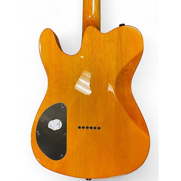 Used Fender Special Edition Custom Telecaster FMT HH Amber Solid Body Electric Guitar