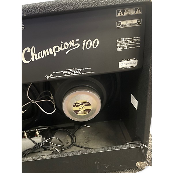 Used Fender Champion 100 Guitar Combo Amp