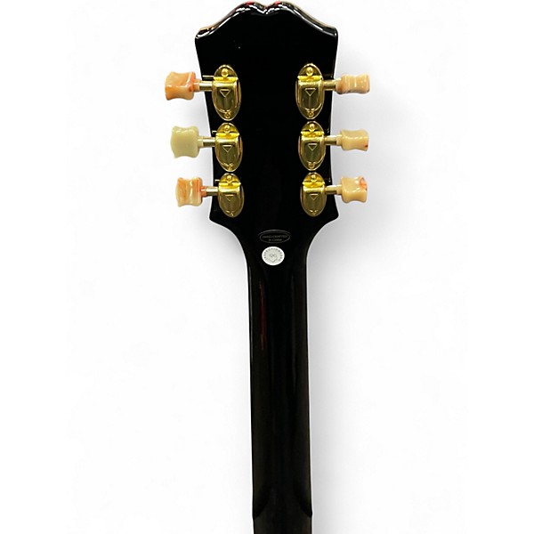 Used Epiphone Les Paul Custom Black Solid Body Electric Guitar