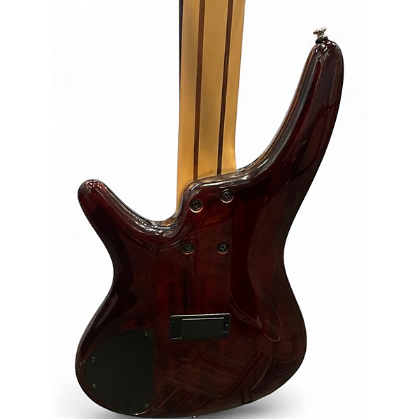 Used Ibanez SR405 5 String Dragon eye burst Electric Bass Guitar