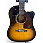 Used Epiphone AJ210CE Tobacco Burst Acoustic Electric Guitar