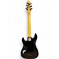 Used 2010s Schecter Guitar Research Damien Elite 7 Metallic Black Solid Body Electric Guitar