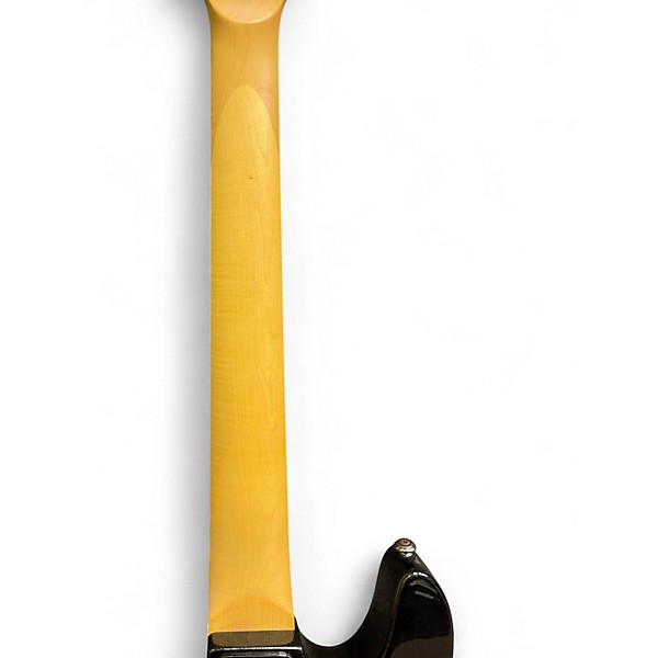 Used 2010s Schecter Guitar Research Damien Elite 7 Metallic Black Solid Body Electric Guitar