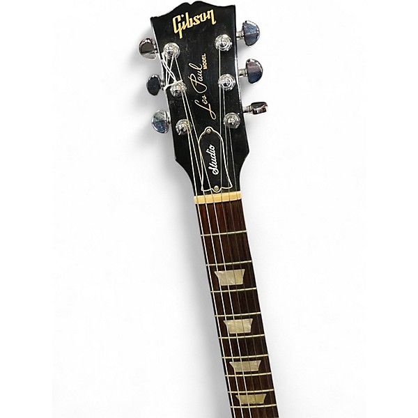 Used Gibson Les Paul Studio Cherry Solid Body Electric Guitar