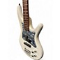 Used Ibanez SRMD200D Pearl White Electric Bass Guitar