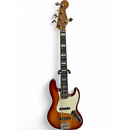 Used Squier Classic Vibe 70s Jazz Bass V Sienna Sunburst Electric Bass Guitar