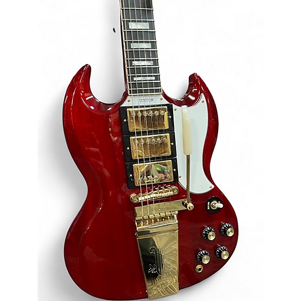 Used 2025 Epiphone oe Bonamassa Signature '63 SG Custom Cherry Solid Body Electric Guitar