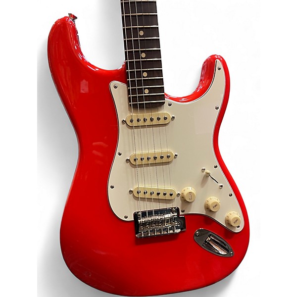 Used 2024 Fender Player II Stratocaster Coral Red Solid Body Electric Guitar