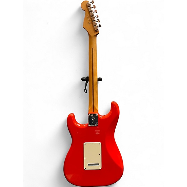 Used 2024 Fender Player II Stratocaster Coral Red Solid Body Electric Guitar