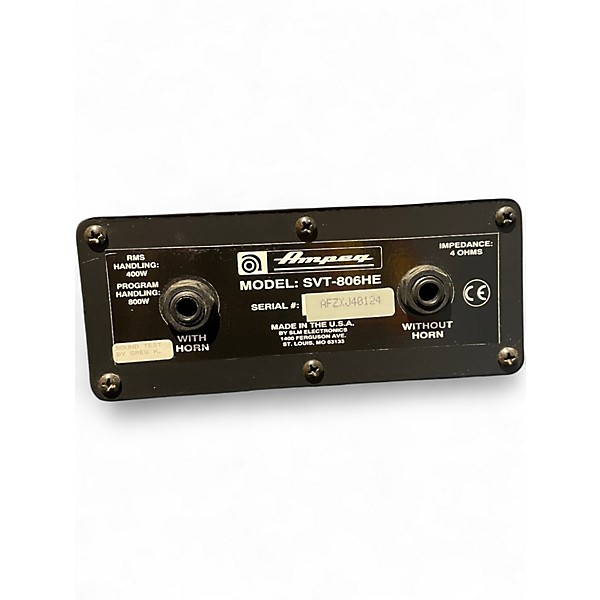 Used Ampeg SVT610HE  6x10 4OHM Bass Cabinet