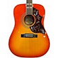 Used 2014 Epiphone Hummingbird Pro Faded Cherry Acoustic Electric Guitar
