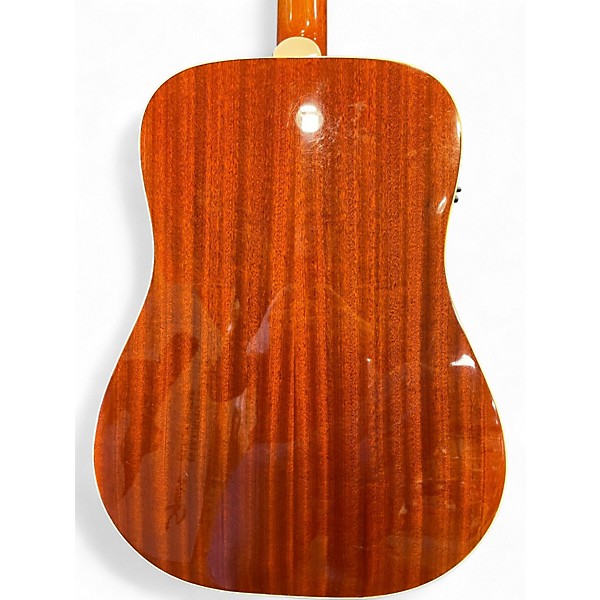 Used 2014 Epiphone Hummingbird Pro Faded Cherry Acoustic Electric Guitar