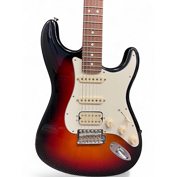 Used 2019 Fender American Performer Stratocaster HSS 3 Color Sunburst Solid Body Electric Guitar