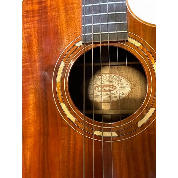 Used Washburn WCG55CE Mahogany Acoustic Electric Guitar