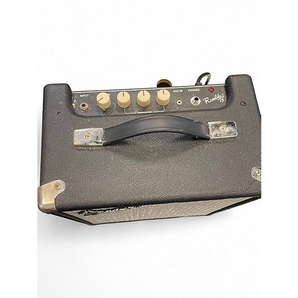 Used Fender Rumble 15 15W 1X8 Bass Combo Amp