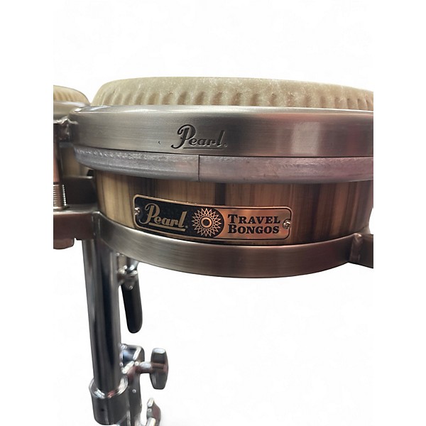 Used Pearl TRAVEL BONGOS Bongos