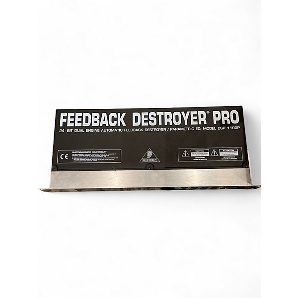 Used Behringer FEEDBACK DESTROYER PRO DSP1100P Feedback Suppressor