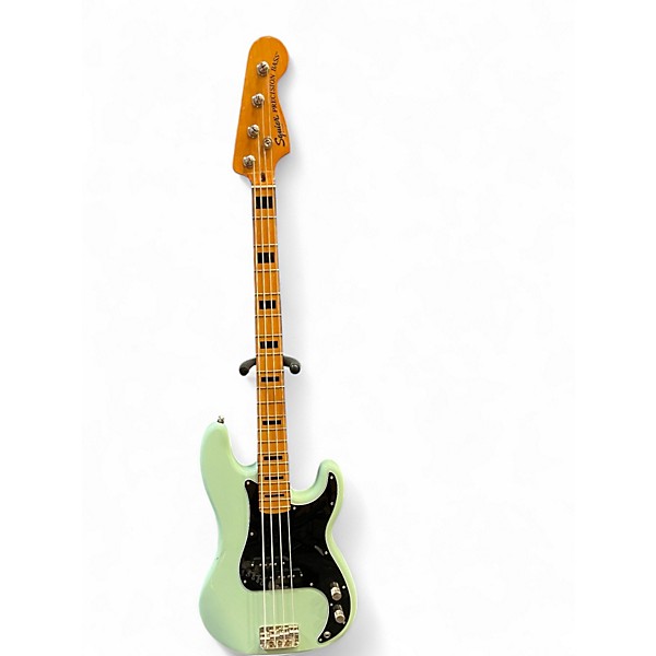 Used Squier Classic Vibe 1960S Precision Bass Surf Green Electric Bass Guitar