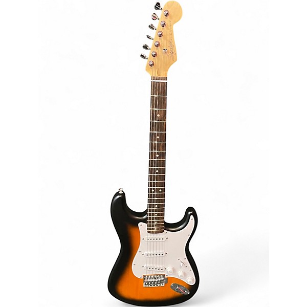 Used Squier Bullet Stratocaster Sunburst Solid Body Electric Guitar
