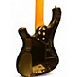 Used Schecter Guitar Research 004 Black and Gold Electric Bass Guitar