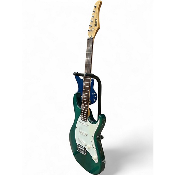 Used Cort G200 Trans Green Solid Body Electric Guitar