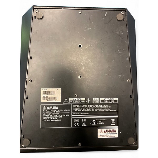 Used Yamaha MG10XU 10 Channel Mixer with Effects Unpowered Mixer