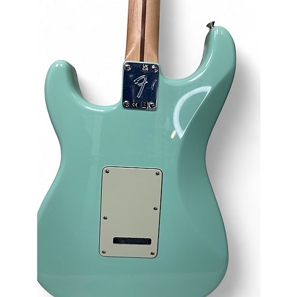 Used Fender FSR Player Stratocaster CME  Exclusive Surf Green w/ Mint Pickguard Solid Body Electric Guitar
