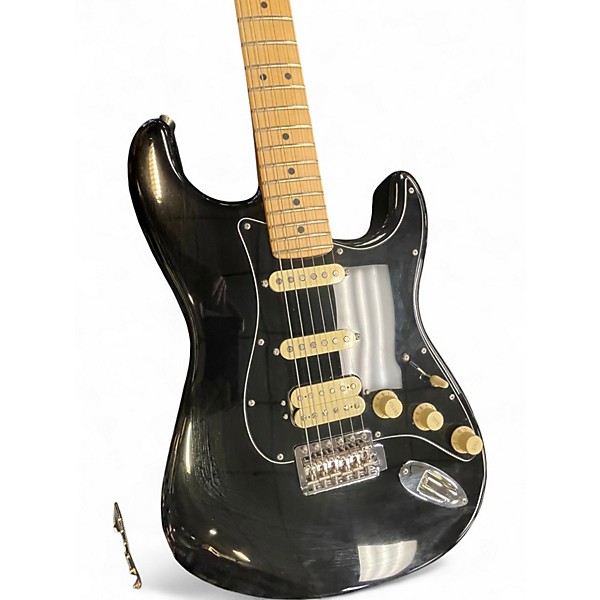 Used Fender American Performer Stratocaster HSS Black Solid Body Electric Guitar
