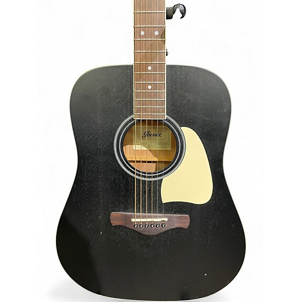 Used Ibanez AW360-WK Black Acoustic Guitar