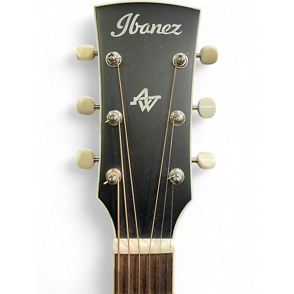 Used Ibanez AW360-WK Black Acoustic Guitar