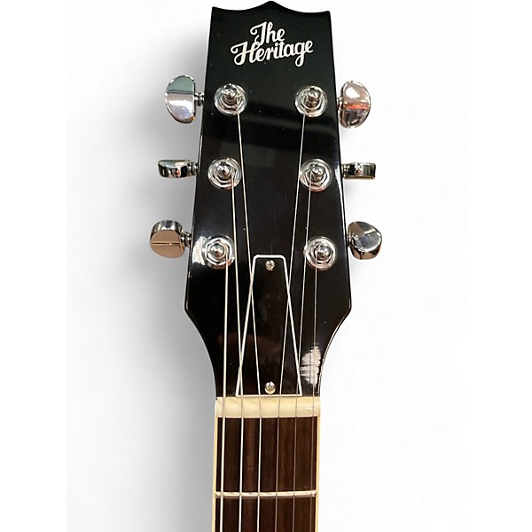 Used The Heritage STDH-530 Ebony Hollow Body Electric Guitar
