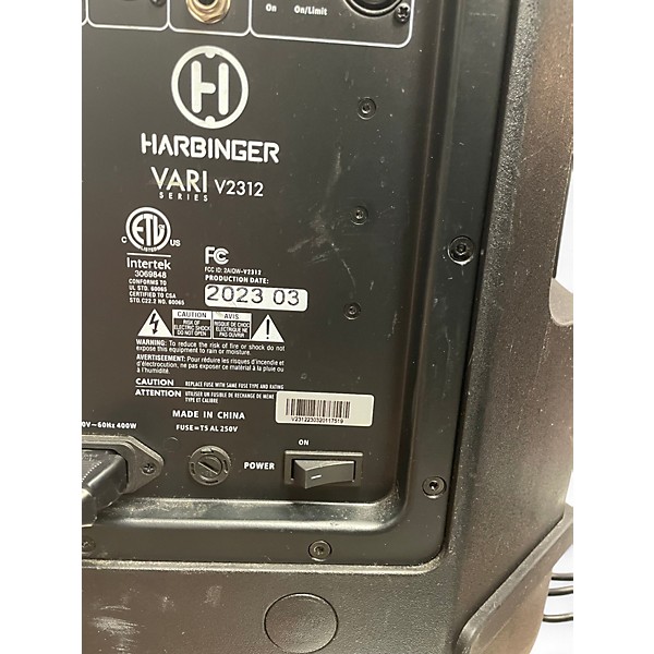 Used Harbinger VARI V2312 Powered Speaker