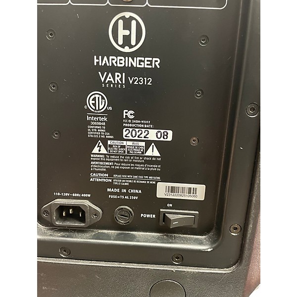 Used Harbinger VARI V2312 Powered Speaker