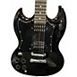 Used 2004 Epiphone SG 310 Left Handed Black Solid Body Electric Guitar