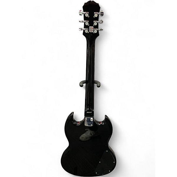 Used 2004 Epiphone SG 310 Left Handed Black Solid Body Electric Guitar