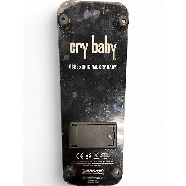 Used Dunlop GCB95 Original Crybaby Wah Effect Pedal