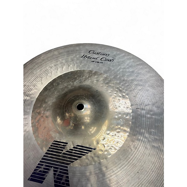 Used Zildjian 15in K Custom Hybrid Crash Cymbal