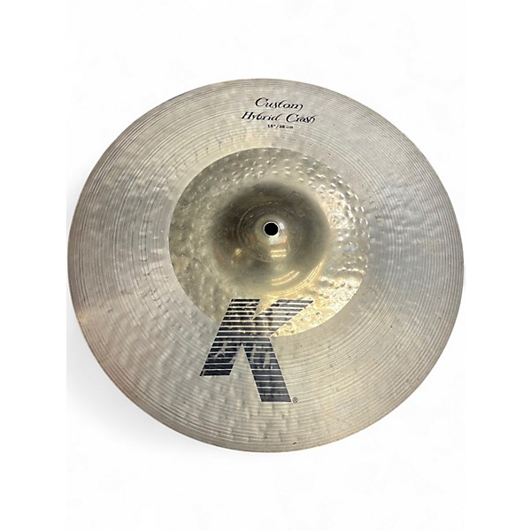 Used Zildjian 15in K Custom Hybrid Crash Cymbal