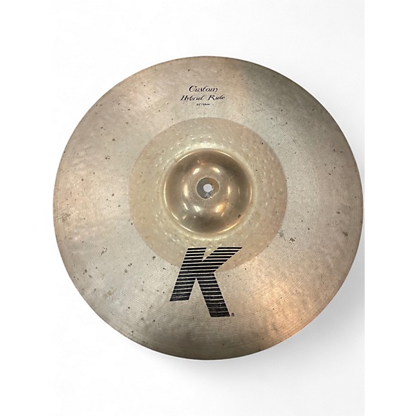 Used Zildjian 21in K Custom Hybrid Ride Cymbal
