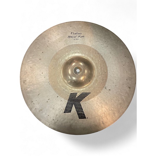 Used Zildjian 21in K Custom Hybrid Ride Cymbal
